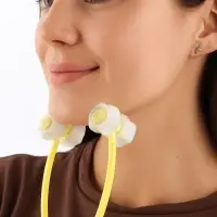 Массажёр для лица, 25&times;4.5 см, 4 ролика, МИКС