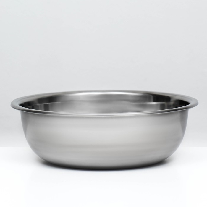 Миска металлическая эконом, 2,4 л, 23 х 8 см Миска металлическая эконом, 2,4 л, 23 х 8 см