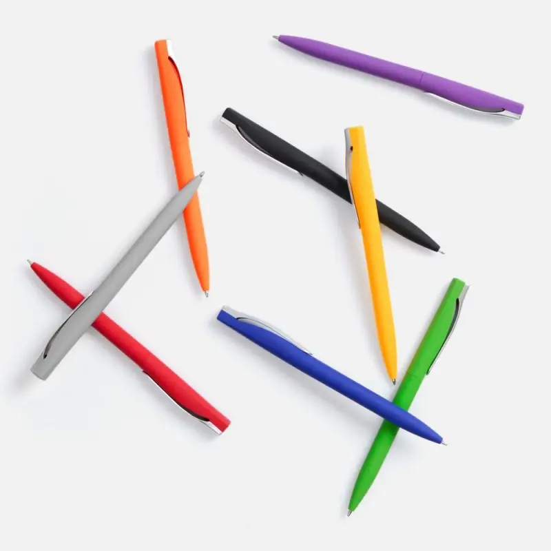 Ручка шариковая Pin Soft Touch, ver.2, фиолетовая Ручка шариковая Pin Soft Touch, ver.2, фиолетовая