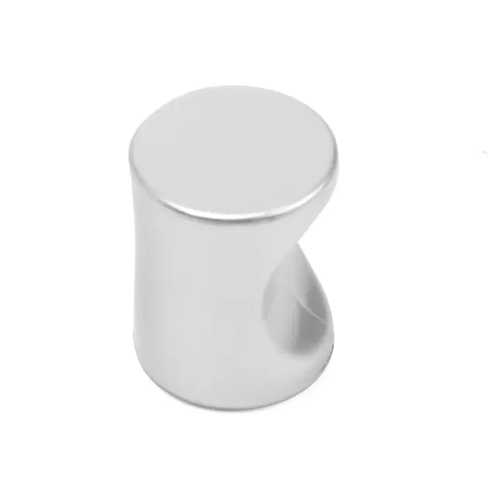 Ручка-кнопка CAPPIO РК102, d=18 мм, пластик, цвет матовый хром