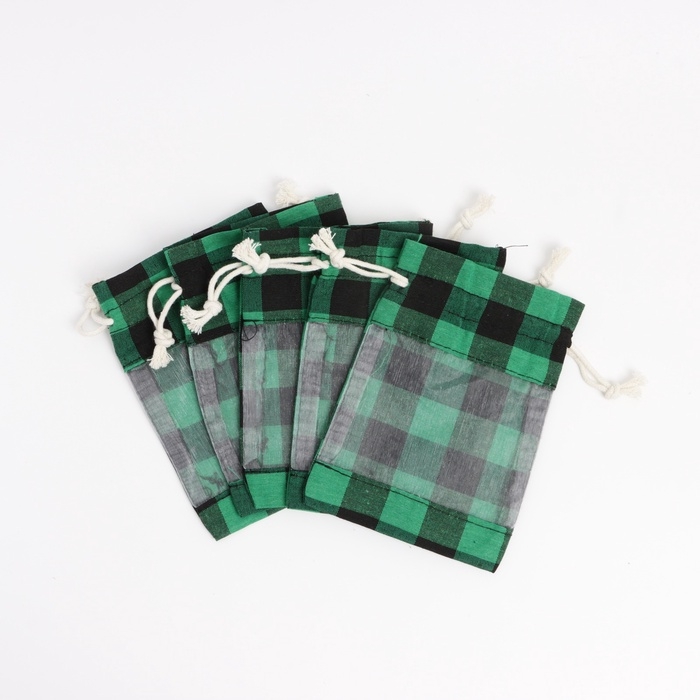 Льняной мешочек для хранения украшений, подарков, трав, 10 х 14 см, набор из 5 штук Льняной мешочек для хранения украшений, подарков, трав, 10 х 14 см, набор из 5 штук