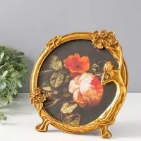 Фоторамка полистоун 18х20 см "Девочка и дерево" золото 3х21х24 см