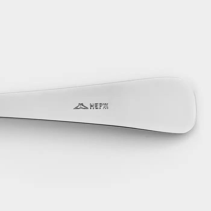 Ложка столовая &laquo;Росинка&raquo;, длина 19.5 см, толщина 1.8 мм, цвет серебряный