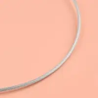 Спицы круговые, для вязания, с металлическим тросом, d=4.5 мм, 10/40 см