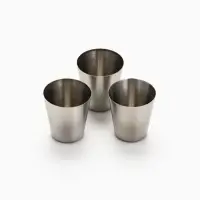 Стопки в чехле &laquo;Побед на всех фронтах&raquo;: нержавеющая сталь, набор 3 шт.&times;30 мл