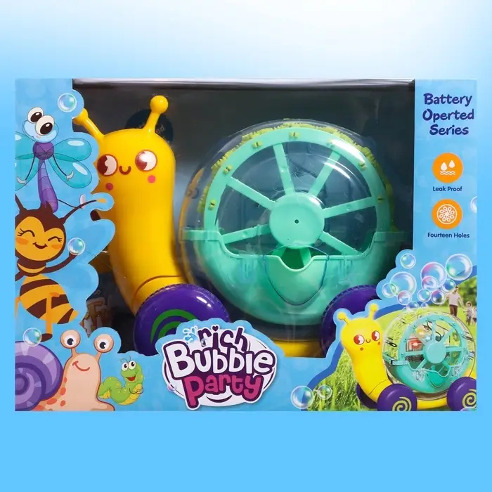 Каталка-генератор мыльных пузырей &laquo;Улитка&raquo;, на палке