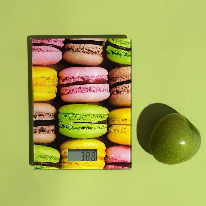 Весы кухонные Luazon LVK-702  Весы кухонные Luazon LVK-702 "Макаруны", электронные, до 7 кг
