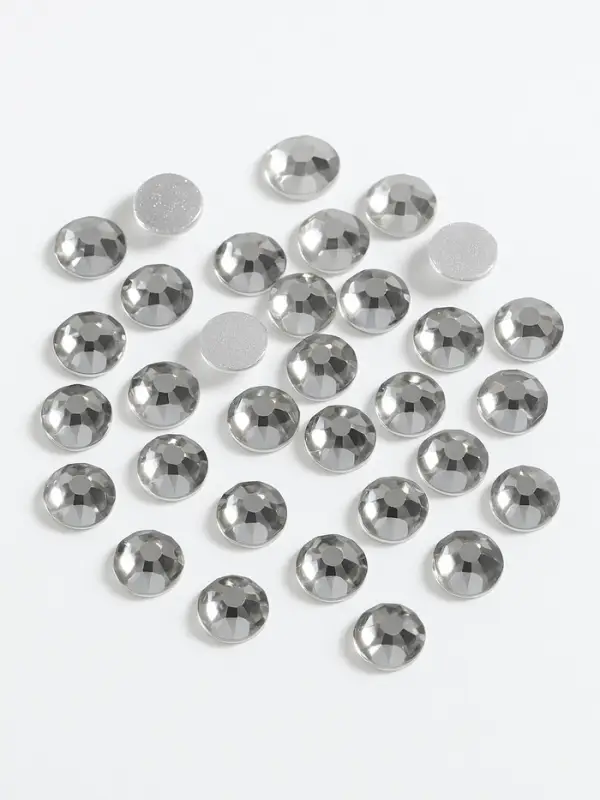 Стразы «Усечённый конус», стеклянные, d=1.8 мм, 100 шт., цвет серебряный Стразы «Усечённый конус», стеклянные, d=1.8 мм, 100 шт., цвет серебряный
