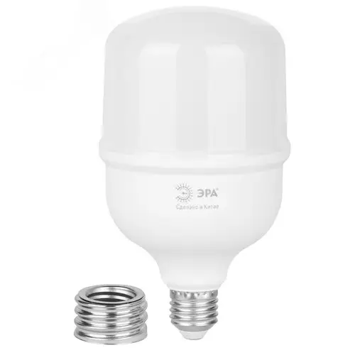 Лампа светодиодная высокой мощности LED 60 Вт 6000Лм 6500К T100 холодный E27/E40 (переходник) 170-265В LED POWER T100-60W-865-E27/E40 Green Line