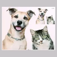 Интерьерная наклейка 3Д TAKE IT EASY &laquo;Домашние питомцы рады&raquo;, 50&times;40 см