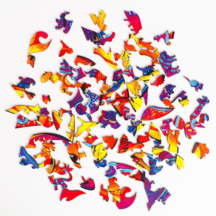 Пазл деревянный фигурный «Роскошная лиса», 101 элементов Пазл деревянный фигурный «Роскошная лиса», 101 элементов