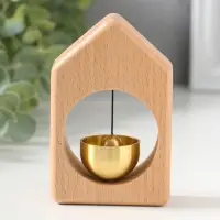 Колокол магнитный бук "Дом" 2,8х6,5х9,8 см