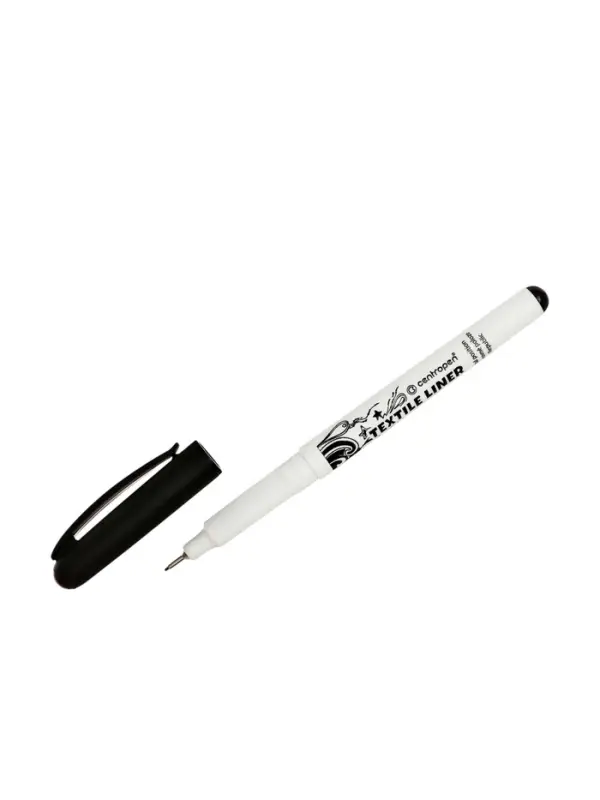 Маркер для ткани Centropen 2639, узел 0.7 мм, линия 0.6-0.8 мм, чёрный