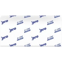 Полотенца бумажные д/дисп Protissue V-слож 1сл 250л/пач 20пач/кор_C192