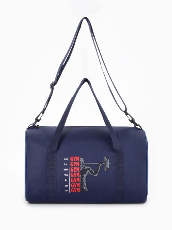 Сумка спортивная мужская, TEXTURA, маленький размер, цвет синий Сумка спортивная мужская, TEXTURA, маленький размер, цвет синий