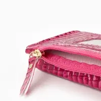 Сумка на магните, с длинным ремнём, 10&times;2.5&times;20 см, малиновая