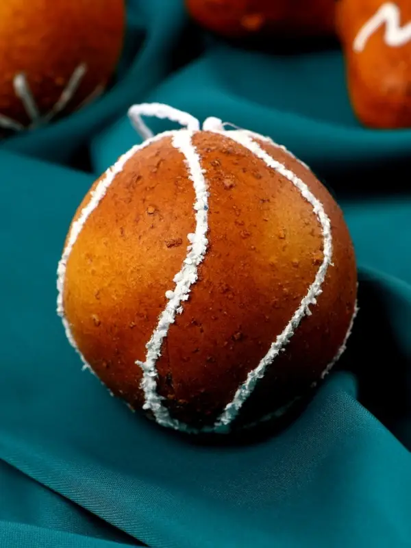 Набор украшений пластик 10 шт "Печенье"  d-6 см и 9,5х12 см, коричневый