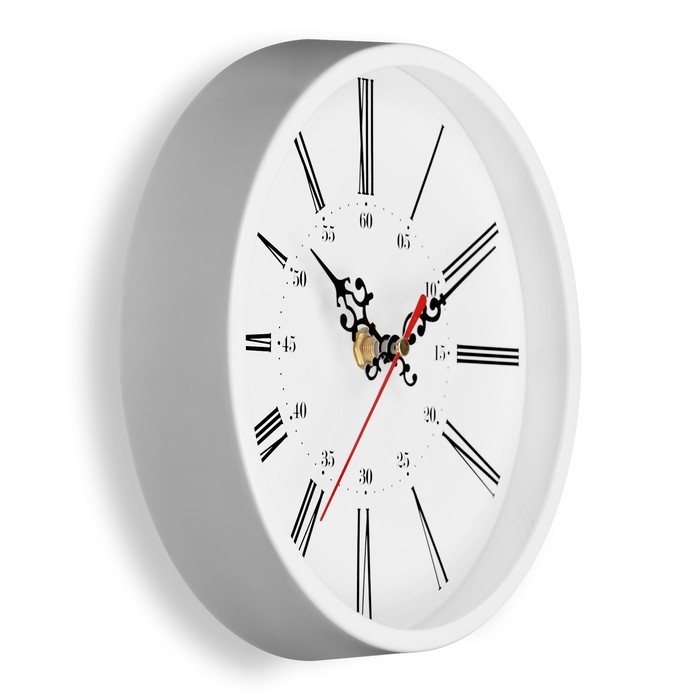 Часы настенные, d-20 см, интерьерные, Классика, Часы настенные, d-20 см, интерьерные, Классика, "Римские цифры", бесшумные
