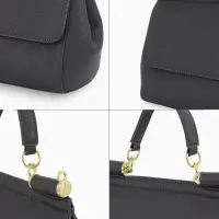 Сумка женская мессенджер TEXTURA на магните, 25&times;9&times;17 см, серая