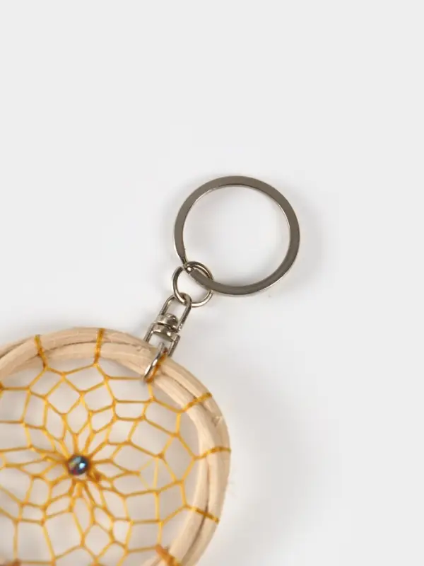 Брелок Брелок "Ловец снов" 17 см, цв. медный