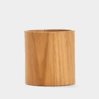 Стакан, 8&times;8&times;8 см, тиковое дерево