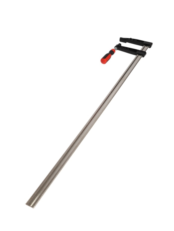 Струбцина F-образная усиленная ТУНДРА, тавровый профиль, 2К рукоятка, 1000 х 120 х 1090 мм   1065701 Струбцина F-образная усиленная ТУНДРА, тавровый профиль, 2К рукоятка, 1000 х 120 х 1090 мм   1065701