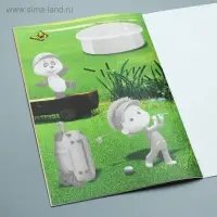 Книга с аппликациями, 20 стр., А5, Маша и Медведь Книга с аппликациями, 20 стр., А5, Маша и Медведь