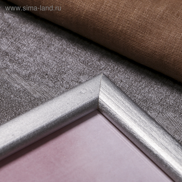 Фоторамка сосна с19 серебро 25х35 см (пластиковый экран) Фоторамка сосна с19 серебро 25х35 см (пластиковый экран)