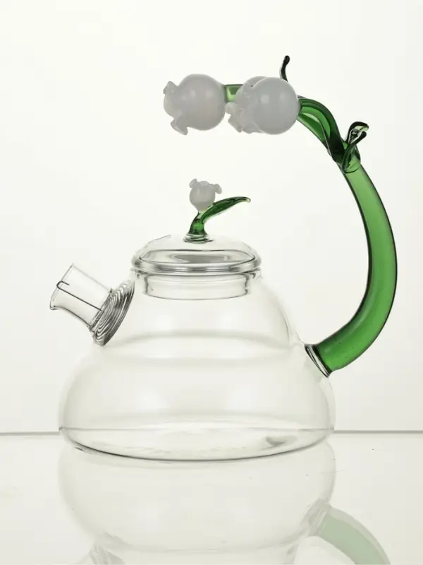 Чайник заварочный &laquo;Ландыш&raquo;, 400 мл, 15&times;11&times;11 см, стекло, прозрачный