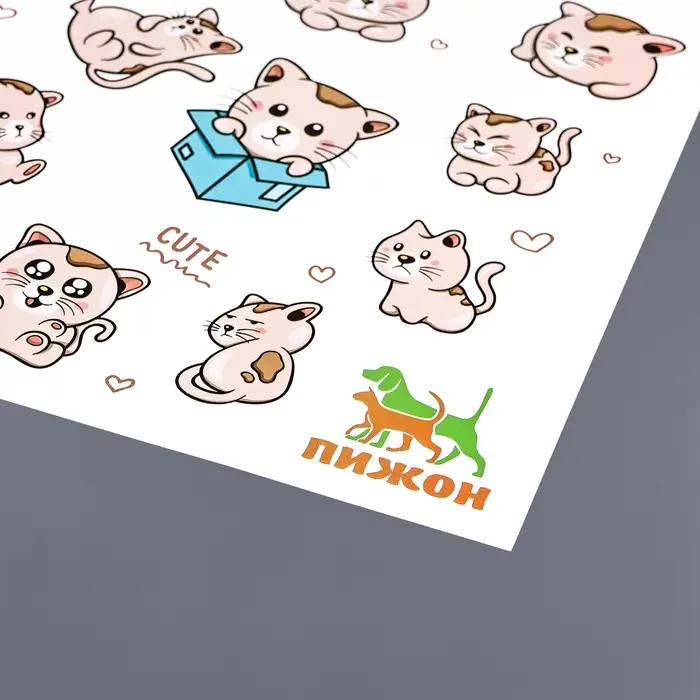 Коврик под миску  Коврик под миску "Пижон" 43 х 28 см "Кот-активити"