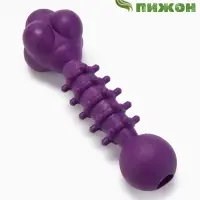 Жевательная игрушка для собак &laquo;Спортсмен&raquo;, 15.5 см, TPR, фиолетовая