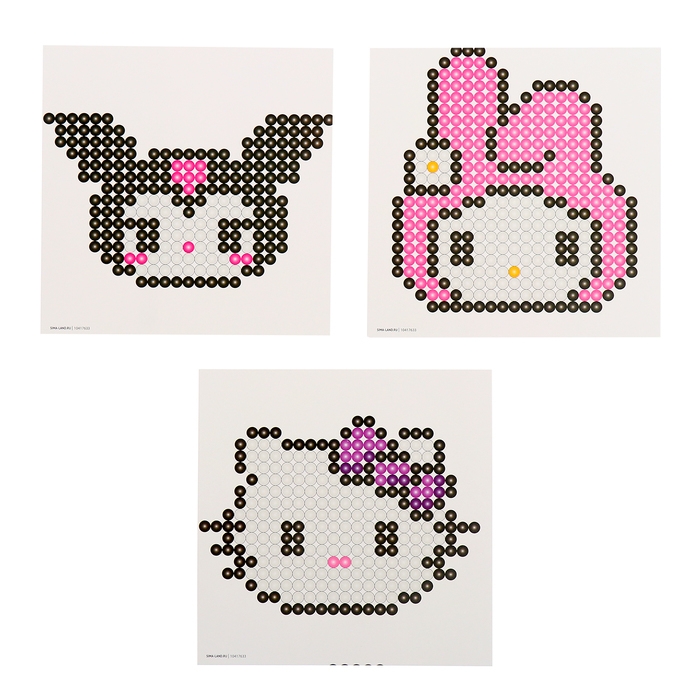 Аквамозаика «Китти», более 1000 шариков, 3 фигурки Аквамозаика «Китти», более 1000 шариков, 3 фигурки