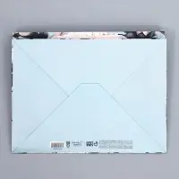 Пакет подарочный с широким дном, упаковка, &laquo;For you&raquo;, 25&times;19&times;18 см