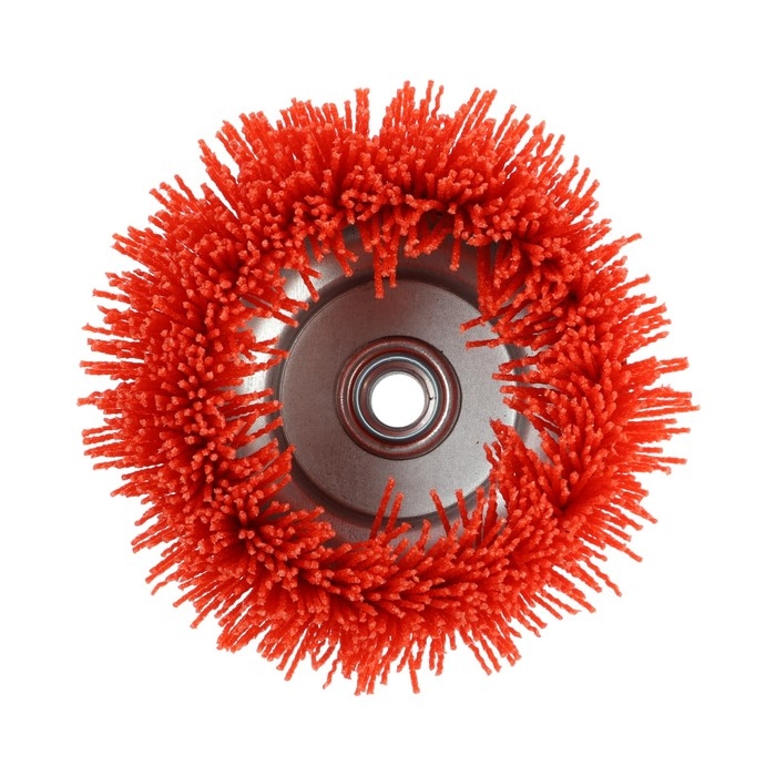 Щетка нейлоновая для УШМ ТУНДРА,  Щетка нейлоновая для УШМ ТУНДРА, "чашка", М14, 125 мм