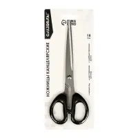 Ножницы канцелярские 18.0 см, Calligrata TOP, Офис пластиковые ручки, европодвес