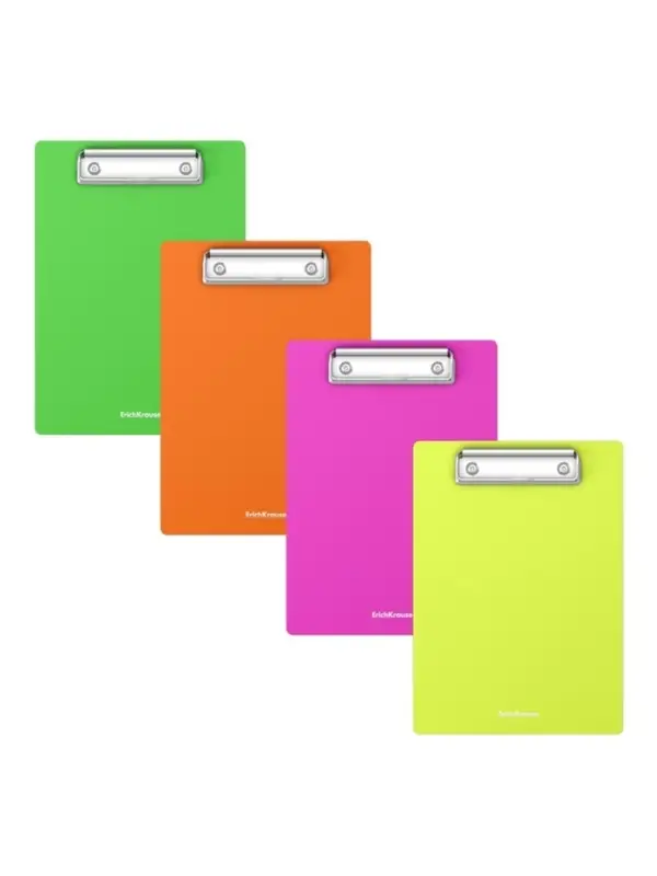 Планшет с зажимом А5, 1.3 мм, ErichKrause Matt Neon, пластик, ассорти Планшет с зажимом А5, 1.3 мм, ErichKrause Matt Neon, пластик, ассорти