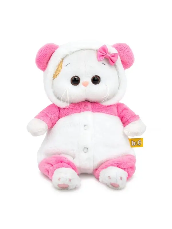 Мягкая игрушка &laquo;Кошечка Ли-Ли BABY&raquo; 18 см, в кигуруми &laquo;панда&raquo;