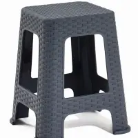 Табурет "Ротанг" h45 см (серый)