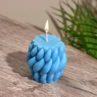 Свеча фигурная &laquo;Капли&raquo; 6&times;6&times;6 см, соевый воск, 6&times;6&times;6 см, МИКС