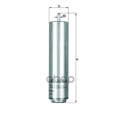 Фильтр топливный Mahle/Knecht арт. KL169/4D