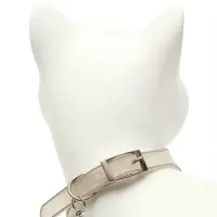 Ошейник для кошек &laquo;Пижон. Котя&raquo;, 30&times;1 см, со светоотражающим покрытием, серый