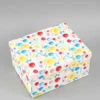 Коробка складная &laquo;Шарики&raquo;, 31 х 25,5 х 16 см