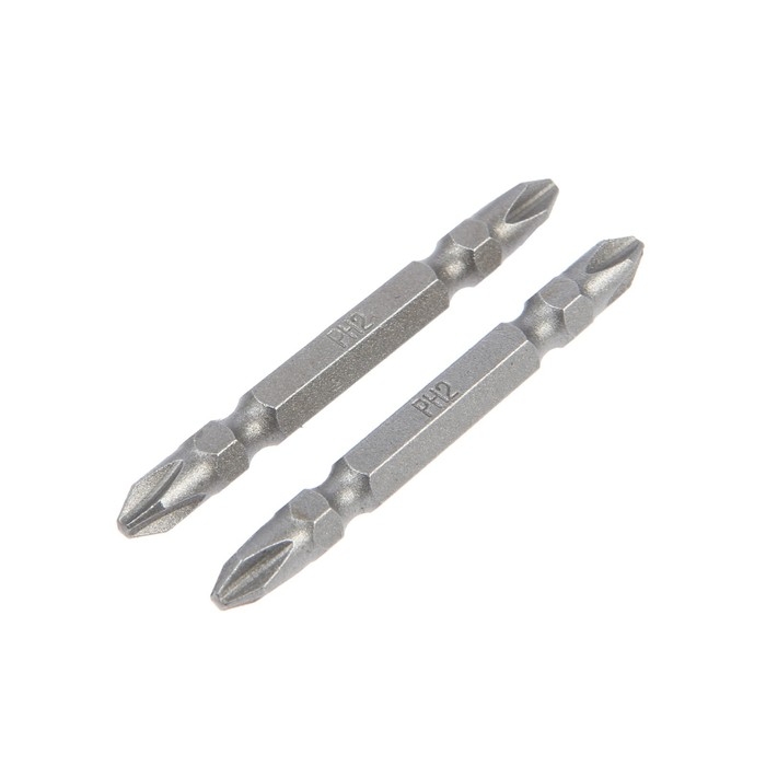 Биты двухсторонние ТУНДРА, намагниченные, сталь CrV, PH2 х 65 мм, 2 шт. Биты двухсторонние ТУНДРА, намагниченные, сталь CrV, PH2 х 65 мм, 2 шт.