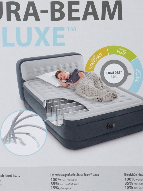 Кровать надувная QUEEN ULTRA с изголовьем 152 х 236 х 86 см, с встр насосом 64448ND Кровать надувная QUEEN ULTRA с изголовьем 152 х 236 х 86 см, с встр насосом 64448ND