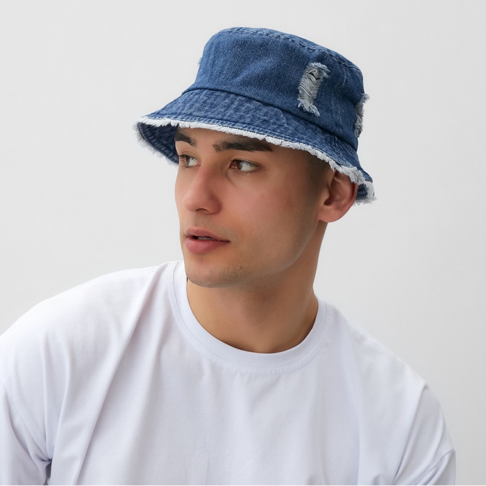 Панама MINAKU, цв. синий, р-р 56-58