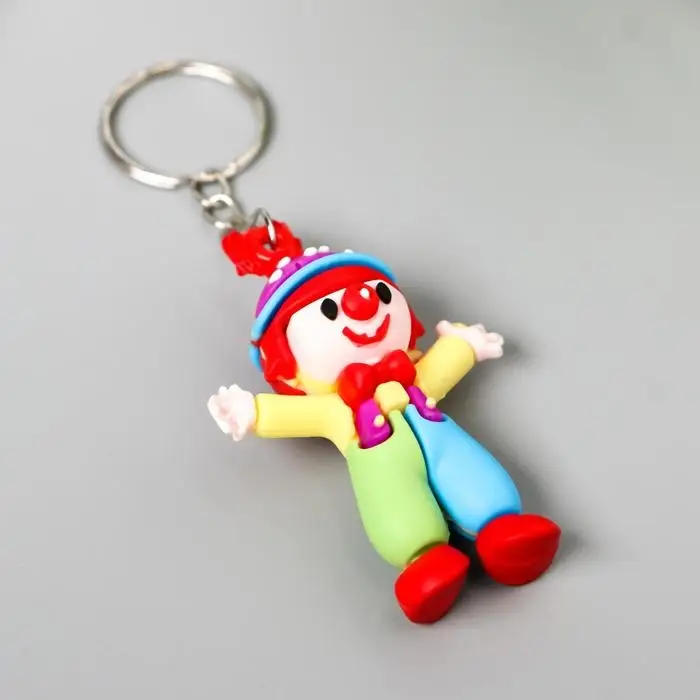 Брелок резина Брелок резина "Клоун" 5,2х4х1,8 см