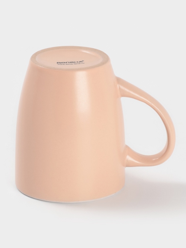 Кружка Доляна Кружка Доляна "Кремовое облако" 340мл 13х8,5х10,5, цвет кремовый