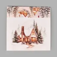Коробка для сладостей &laquo;Новогодний венок&raquo;, 20&times;15&times;5 см