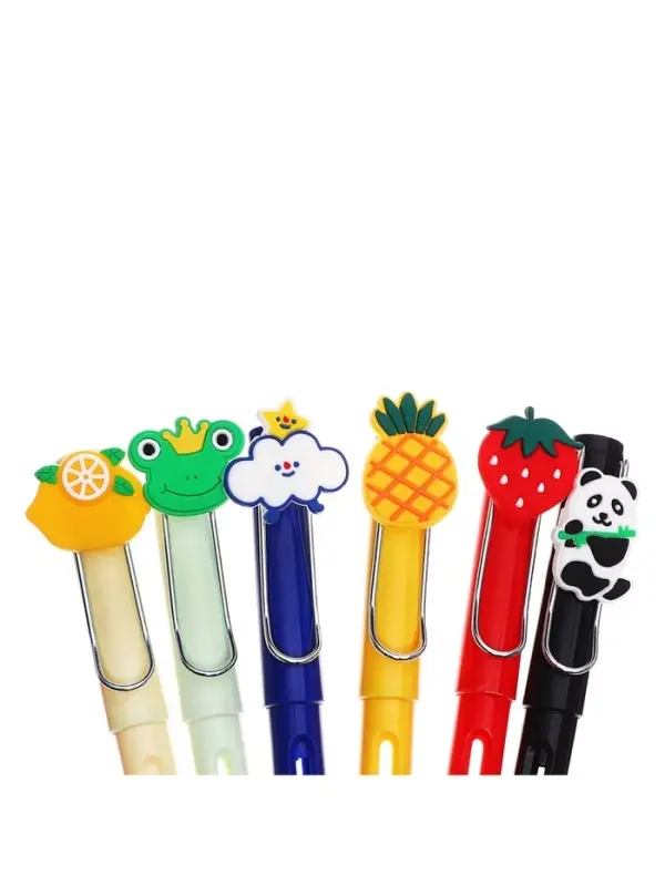 Набор цветных карандашей Calligrata, 6 цветов, вечные, резиновый декор