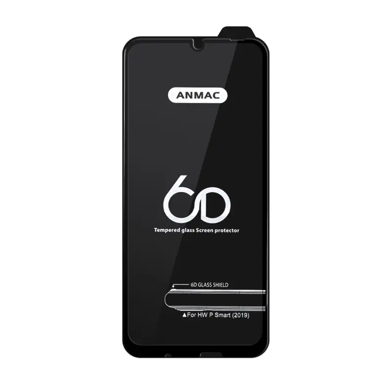 Защитное стекло Huawei P Smart (19) Anmac 6D Black без упаковки Арт.1137144 (10 шт./уп.) Защитное стекло Huawei P Smart (19) Anmac 6D Black без упаковки Арт.1137144 (10 шт./уп.)